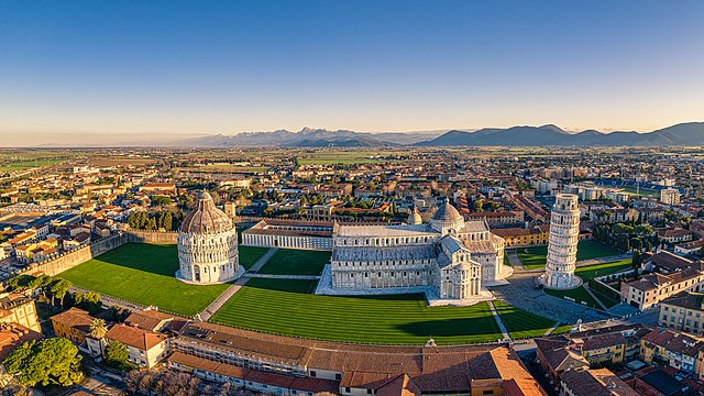 Architectural details photographed during a visit to Pisa, Italy